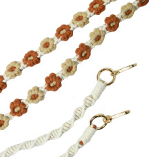 Charlot Smartphone Flower Chain macrame brown