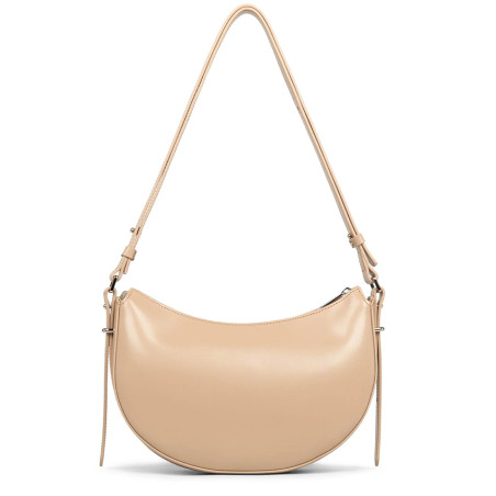 Lancaster Suave Ace Demi Lune Bag 433-28 Dark Beige