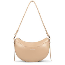 Lancaster Suave Ace Demi Lune Bag 433-28 Dark Beige