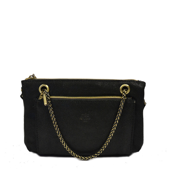 Mila Louise Palom X Small Trotter Bag Black Leather
