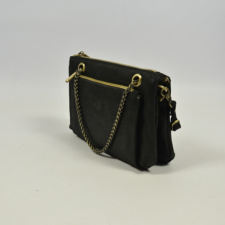 Mila Louise Palom X Small Trotter Bag Black Leather
