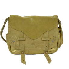 Mila Louise Bax Crossbody Leather Gold Bag