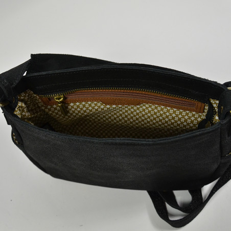 Mila Louise Bax Crossbody Leather Gold Bag