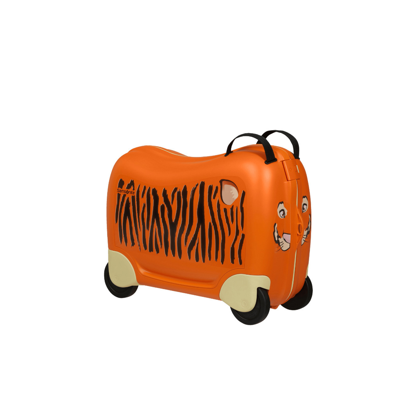 Samsonite Dream Rider Carry-On Children's Suitcase 4 Wheels Tiger