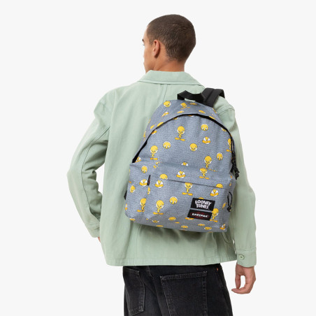 Eastpak Padded Pak'R Looney Tunes 8J7 Tweety Grey Backpack