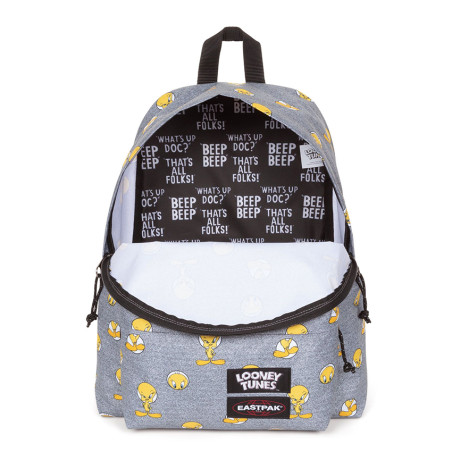 Eastpak Padded Pak'R Looney Tunes 8J7 Tweety Grey Backpack