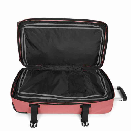 Eastpak Transit'r L Large Soft Wheeled Travel Bag 2k1 Terra Pink