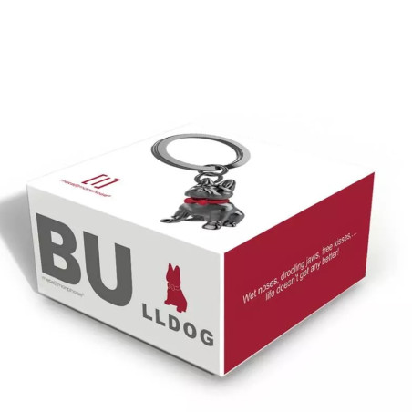 Metalmorphose Bulldog Keychain