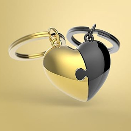 Metalmorphose Keychain Heart to Share