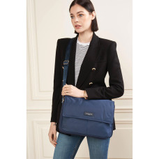 Lancaster Basic Vita Large Satchel 510-79 Navy Blue