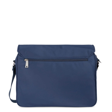 Lancaster Basic Vita Large Satchel 510-79 Navy Blue