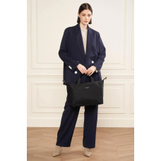 Lancaster Basic Vita Large Tote Bag 510-82 Black