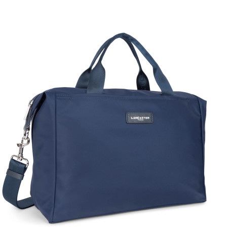 Lancaster Basic Vita Large Tote Bag 510-82 Navy Blue