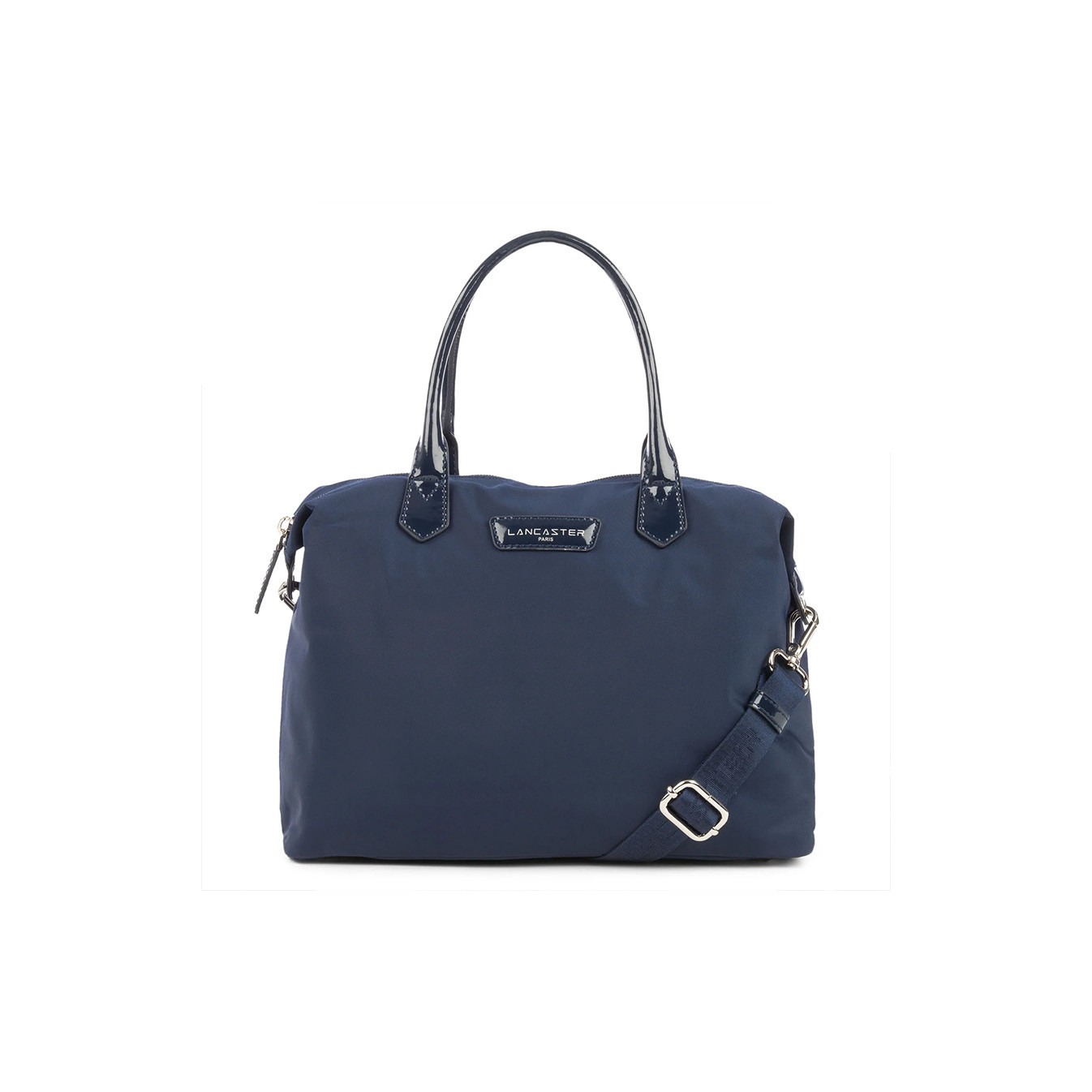 Lancaster Basic Verni Shopping Bag 514-66 Navy Blue