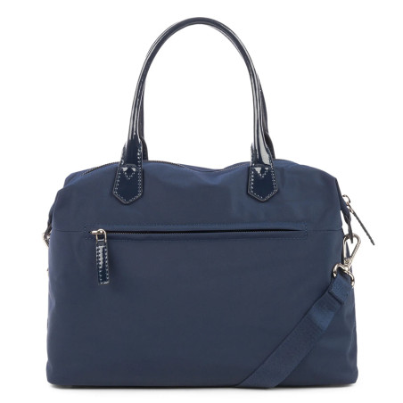 Lancaster Basic Verni Shopping Bag 514-66 Navy Blue