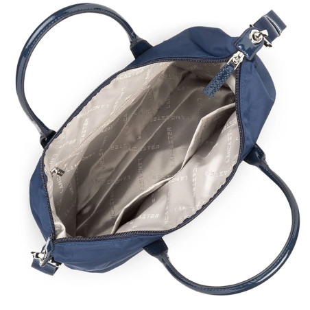 Lancaster Basic Verni Shopping Bag 514-66 Navy Blue