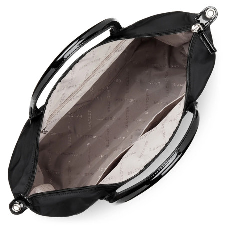 Lancaster Basic Verni Large Shopping Bag 514-67 Black