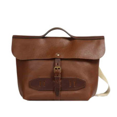 Lazard Satchel Cartable Brown Amber