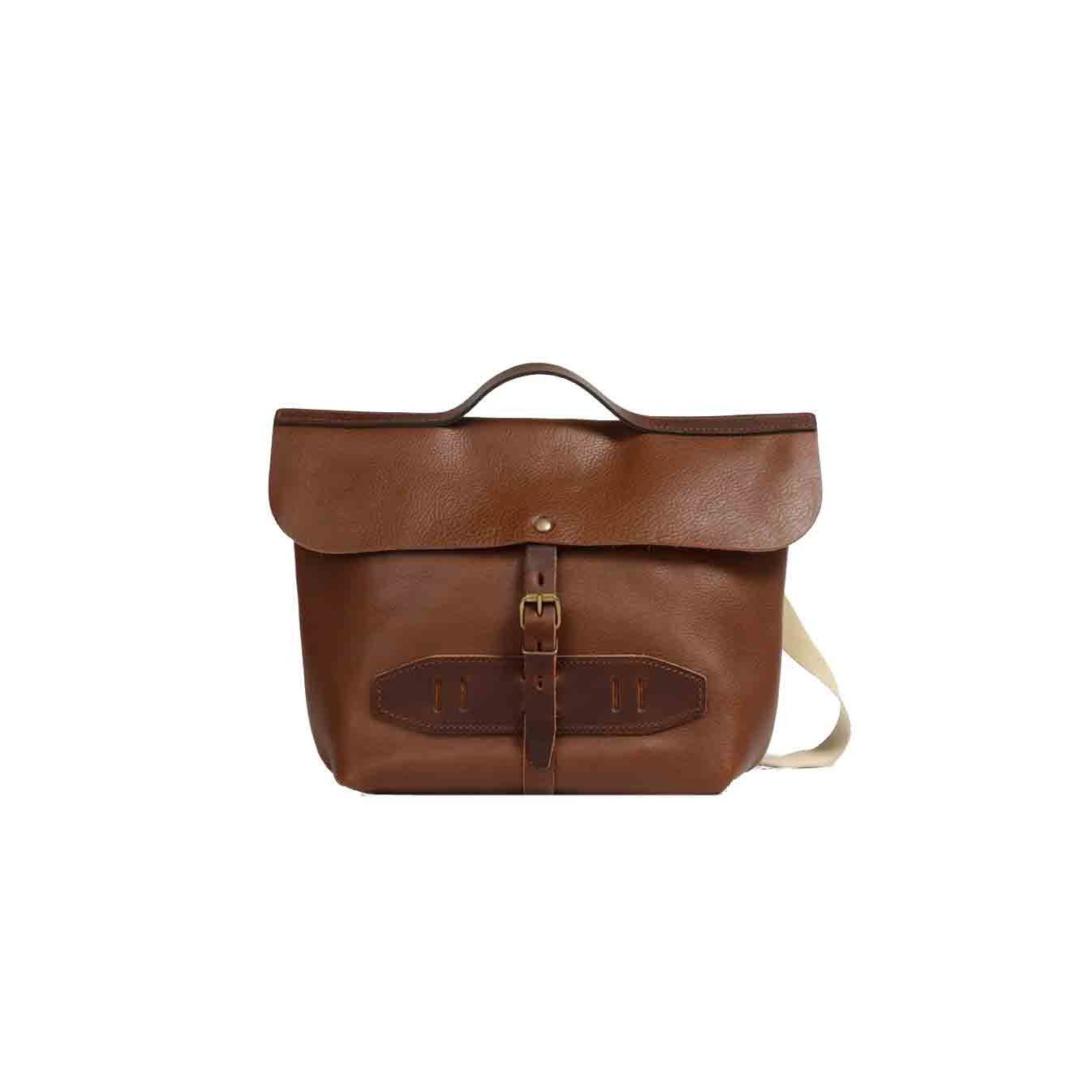 Lazard Satchel Cartable Brown Amber