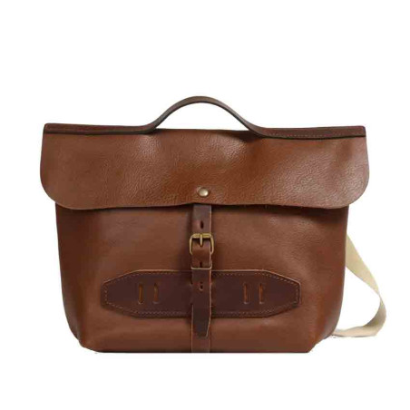 Lazard Satchel Cartable Brown Amber