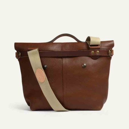 Lazard Satchel Cartable Brown Amber