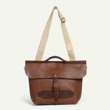 Lazard Satchel Cartable Brown Amber