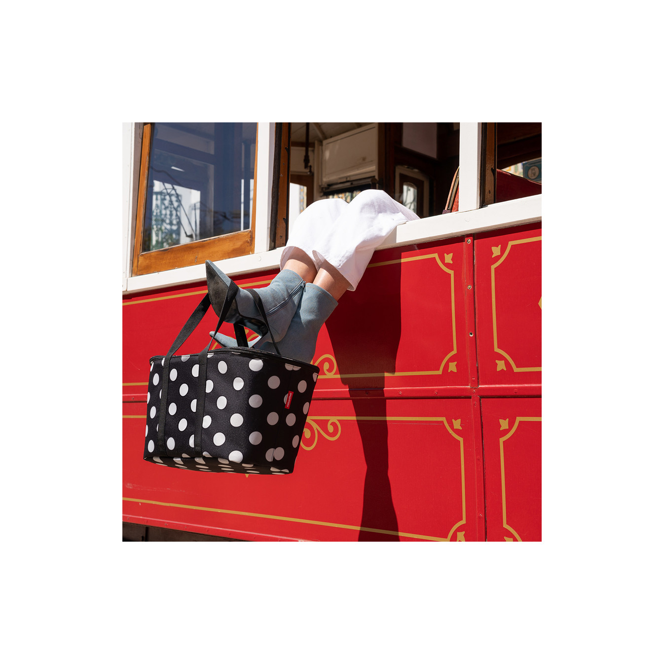 Reisenthel Coolerbag White Pea Isotherm Basket