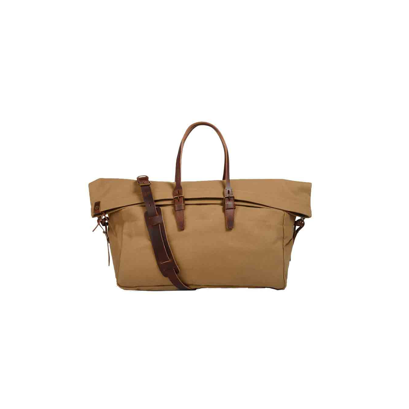 Bleu de Chauffe Cabin Bag Leather and Canvas Camel BM