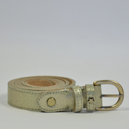 Mila Louise Pallas X Leather Opal Belt