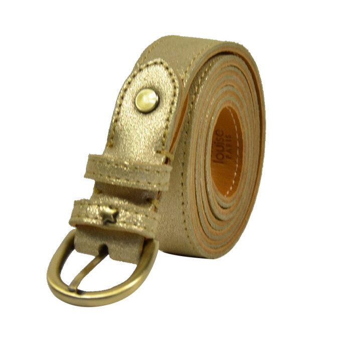 Mila Louise Pallas X Gold Leather Belt