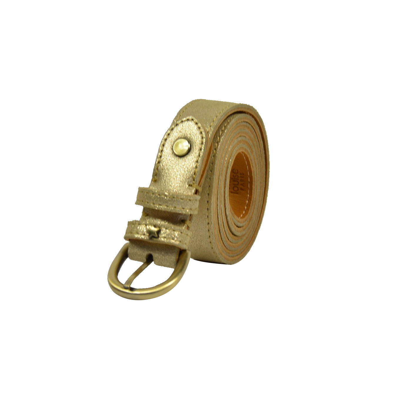 Mila Louise Pallas X Gold Leather Belt
