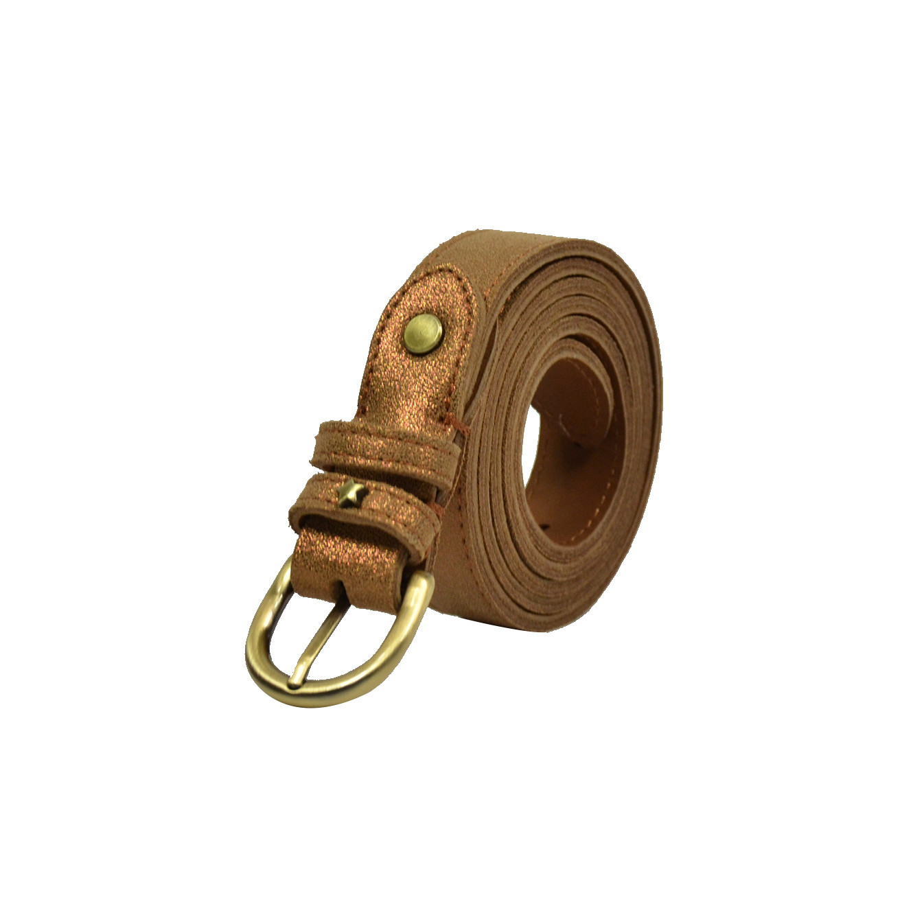 Mila Louise Pallas X Camel Leather Belt