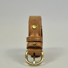 Mila Louise Pallas X Camel Leather Belt