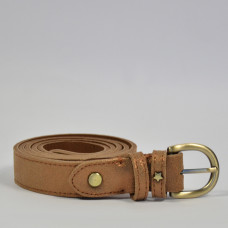 Mila Louise Pallas X Camel Leather Belt