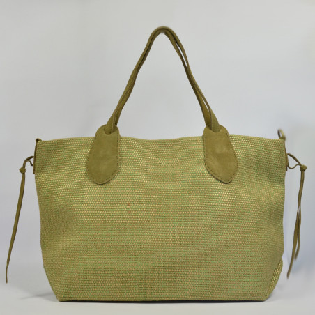 Mila Louise Prunela JT2 Shopping Bag Woven Khaki