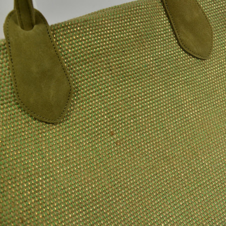 Mila Louise Prunela JT2 Shopping Bag Woven Khaki