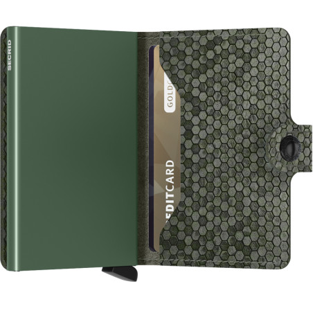 Secrid Miniwallet Hexagon Green Cardholder