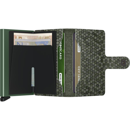 Secrid Miniwallet Hexagon Green Cardholder