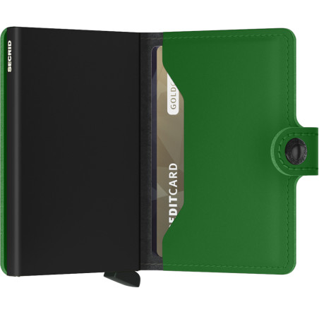 Secrid Miniwallet Matte Bright Green Cardholder