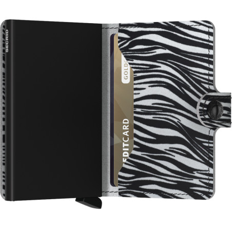 Secrid Miniwallet Zebra Light Grey Card Holder