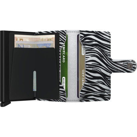 Secrid Miniwallet Zebra Light Grey Card Holder