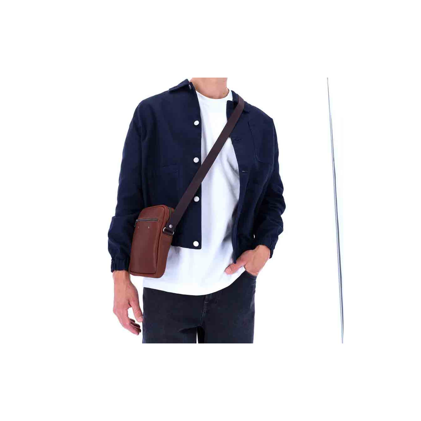 Fourès Workshops Classic Leather Satchel Zephyr Cognac