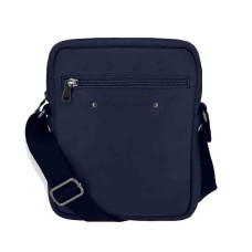 Ateliers Foures Classic Leather Clutch Zephyr Navy
