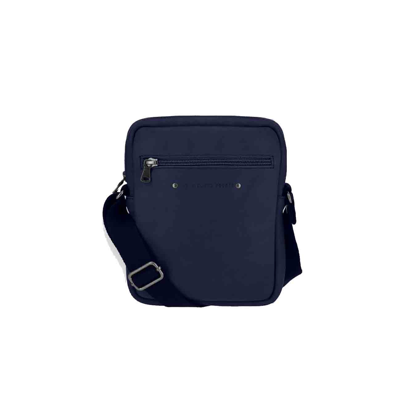 Ateliers Foures Classic Leather Clutch Zephyr Navy