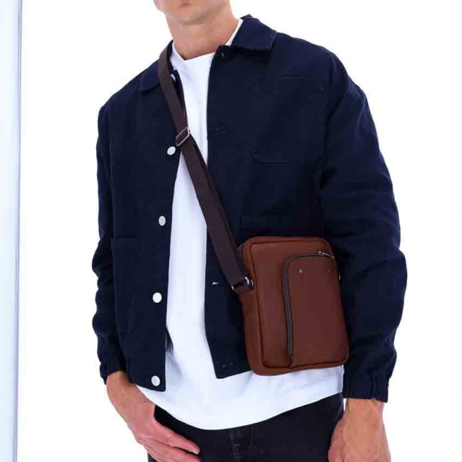 Ateliers Foures Baroudeur Cognac Neree Leather Satchel