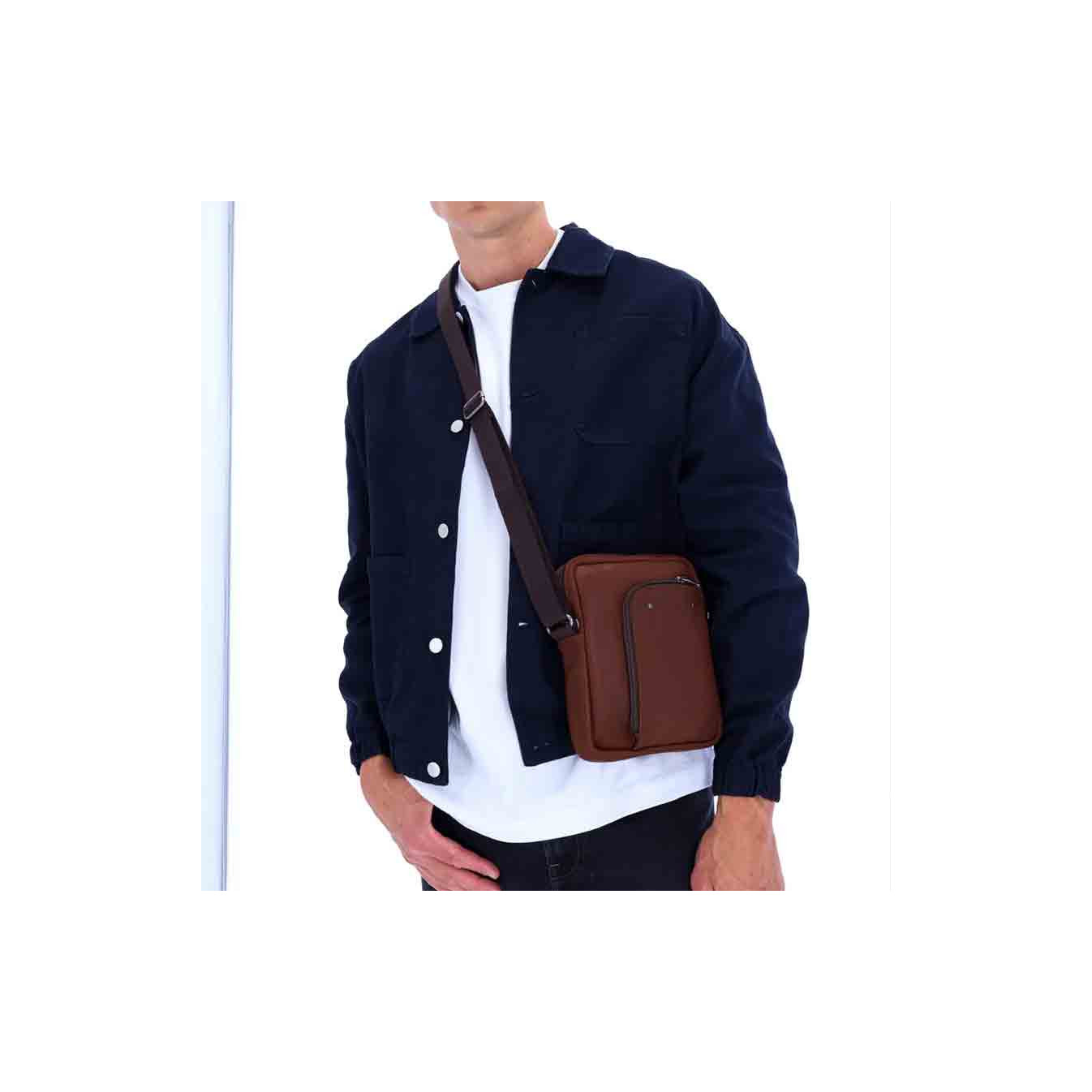 Ateliers Foures Baroudeur Cognac Neree Leather Satchel