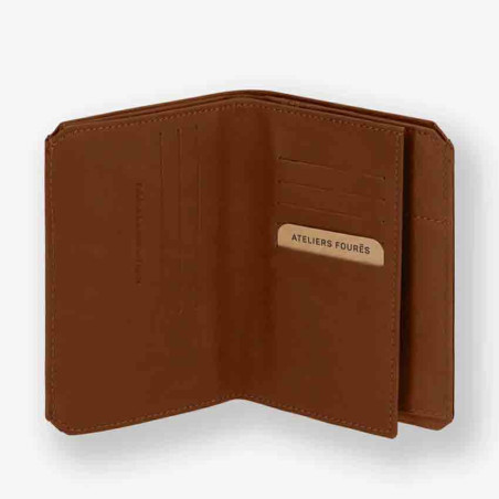 Fourès Workshops Promethee Wallet F9151 Tawny