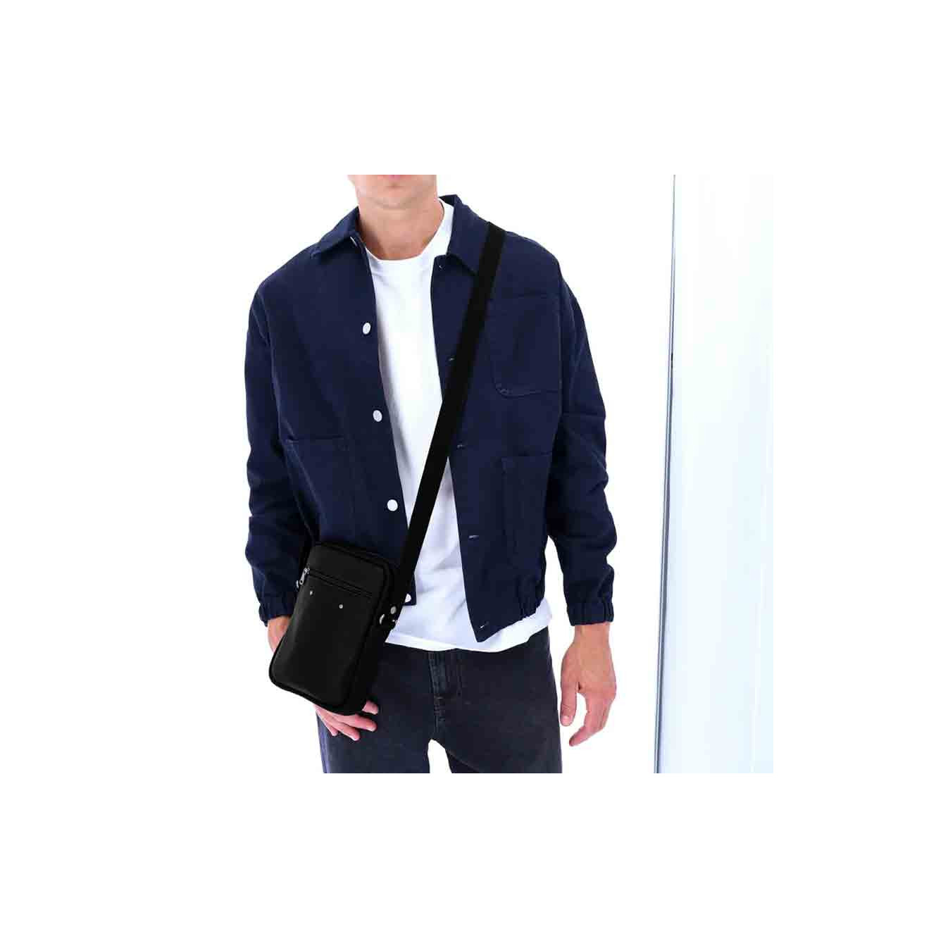 Fourès Workshops Classic Zephyr Black Leather Satchel