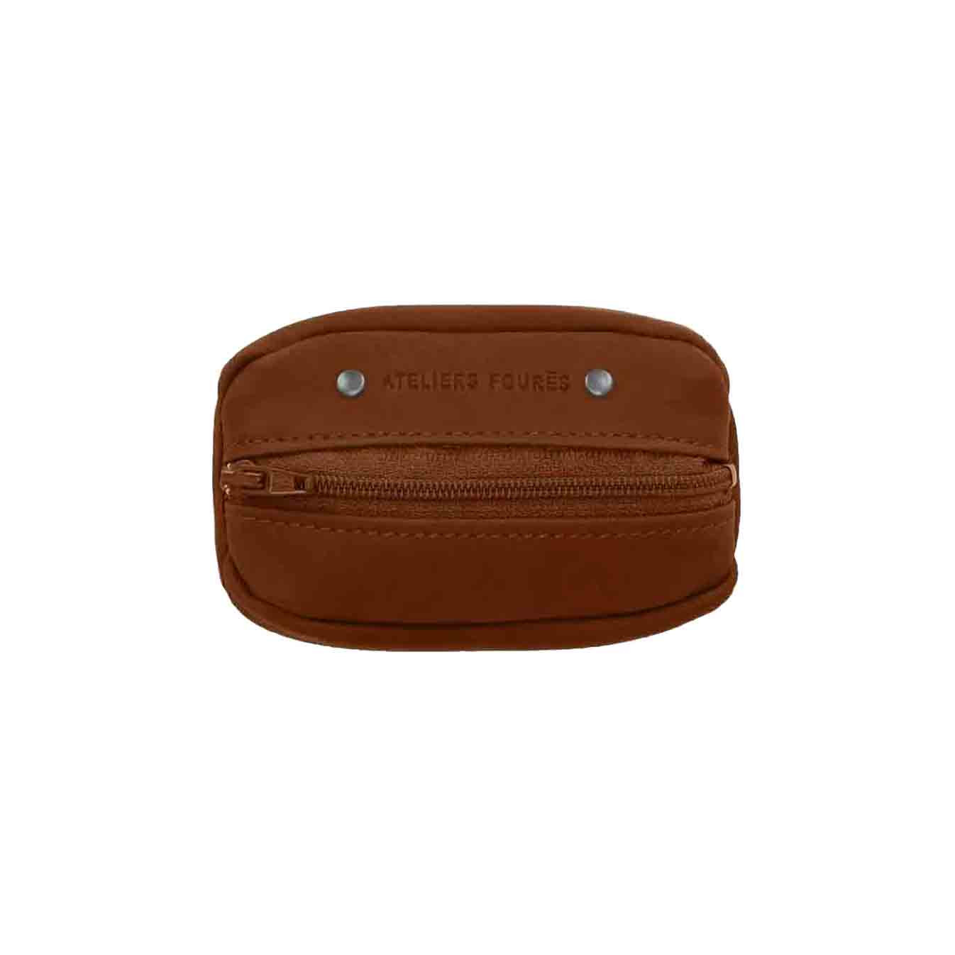 Ateliers Foures Baroudeur Coffee Bean Wallet Hector F909 Fauve
