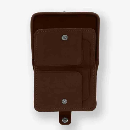 Fourès Workshops Baroudeur Coin Purse Eléos F9247 Cognac